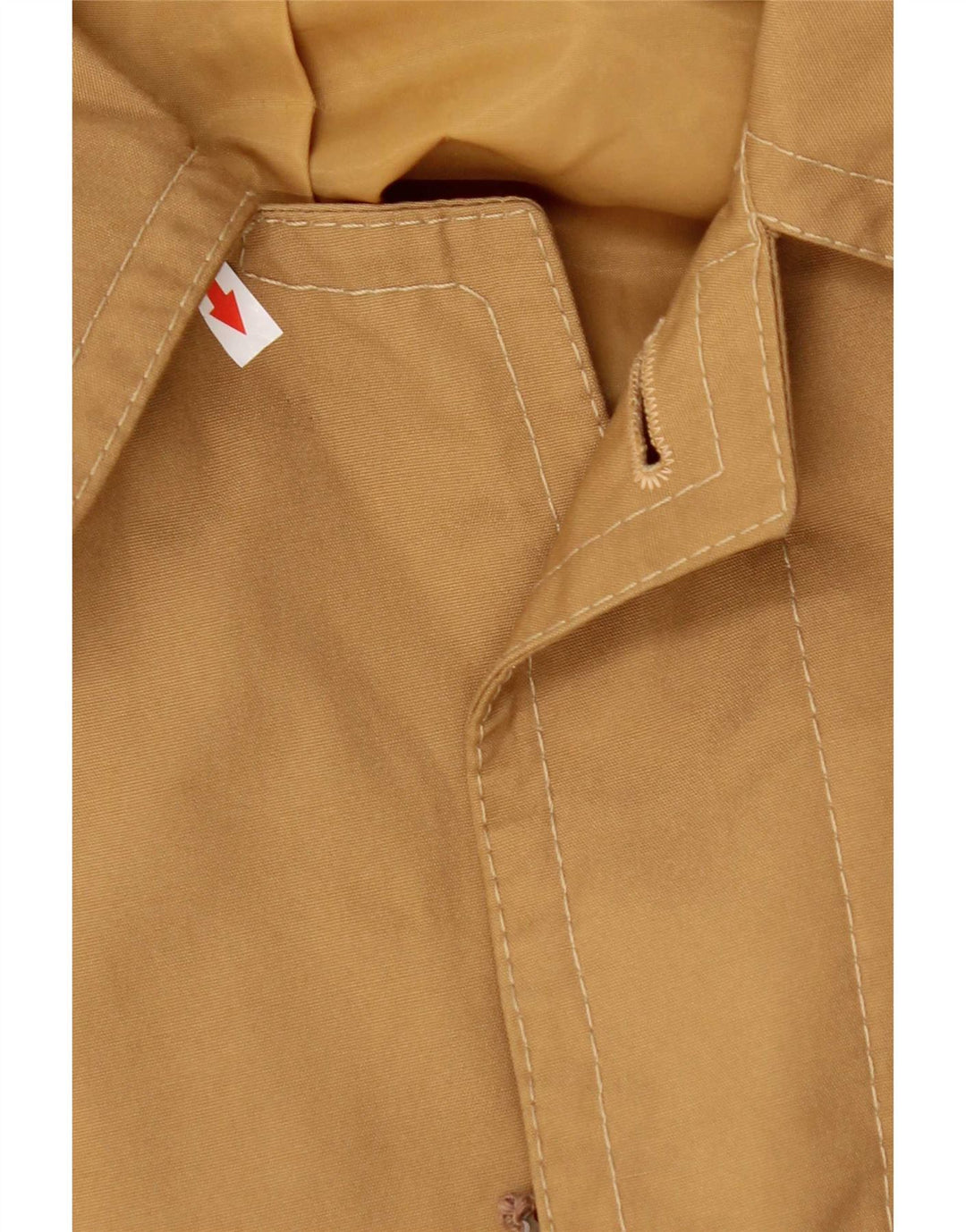 Soprabito vintage da uomo UK 40 grande in cotone beige