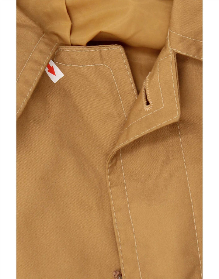 Soprabito vintage da uomo UK 40 grande in cotone beige