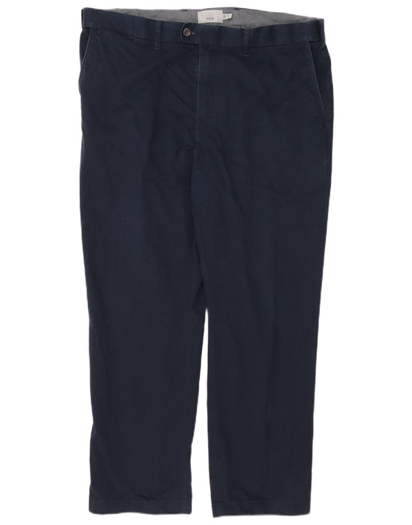 Pantaloni chino vestibilità regolare da uomo Marks & Spencer W40 L29 cotone blu navy