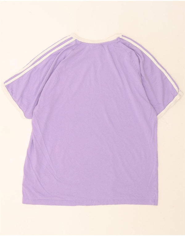 Maglietta Adidas da uomo Top XL in cotone viola