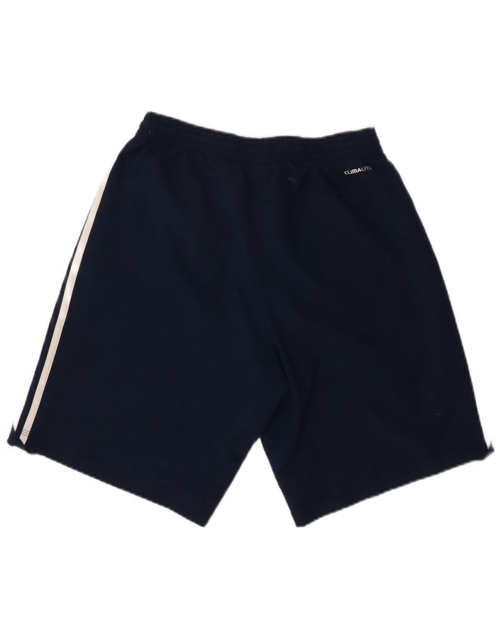 Pantaloncini sportivi ADIDAS Climalite da uomo piccoli in poliestere blu navy