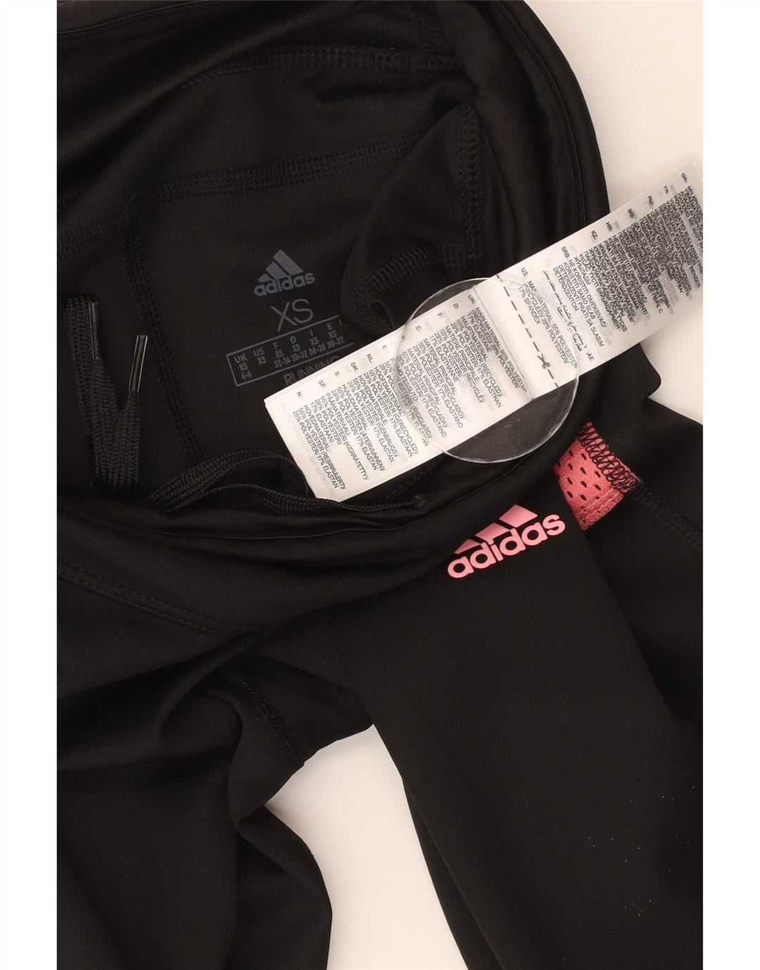 Leggings Adidas da donna UK 4/6 XS poliestere color block nero