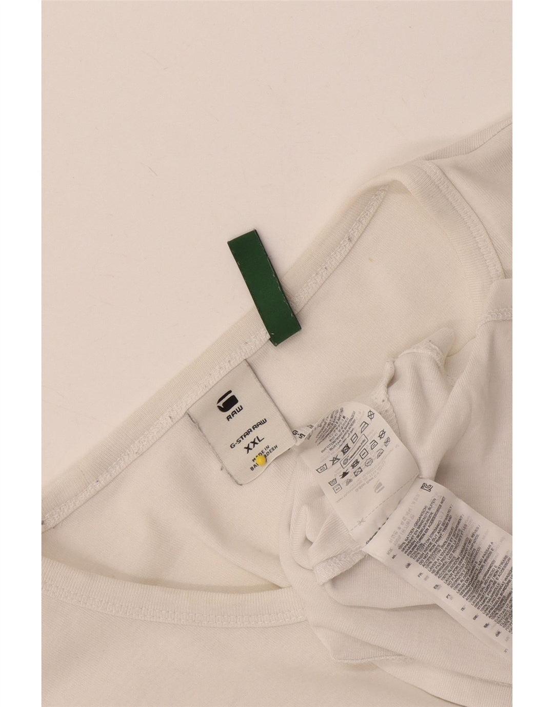 T-shirt da uomo G-Star Top 2XL cotone bianco