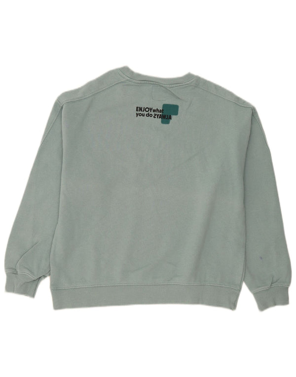 Felpa con grafica Zara per ragazzi 13-14 anni in cotone blu