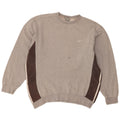 Felpa da uomo Nike Maglione grande in cotone color block grigio