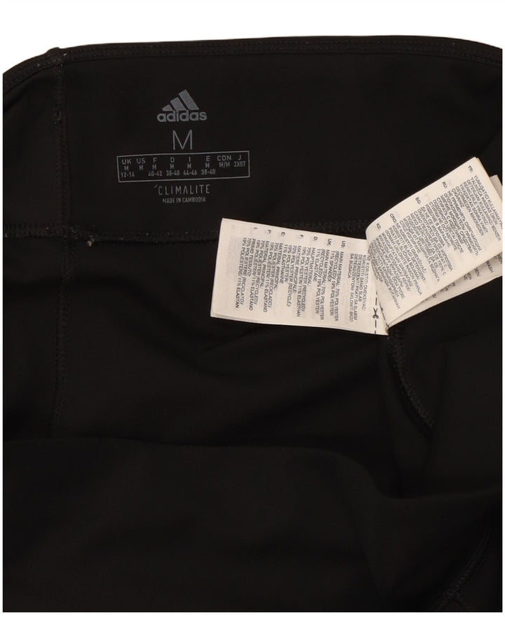 Leggings ADIDAS Climalite da donna UK 12/14 Poliestere nero medio