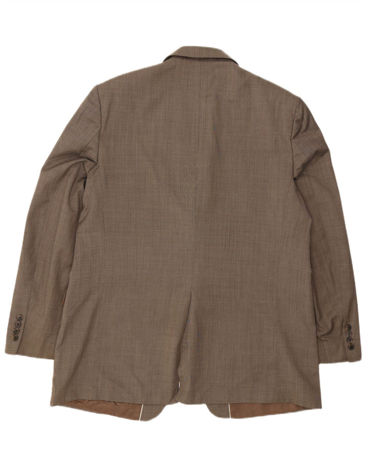 Giacca blazer a 3 bottoni da uomo Marks & Spencer UK 42 XL Marrone