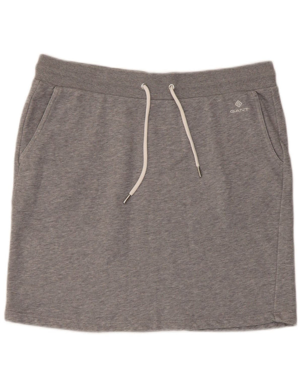 Minigonna da donna Gant UK 18 XL cotone grigio