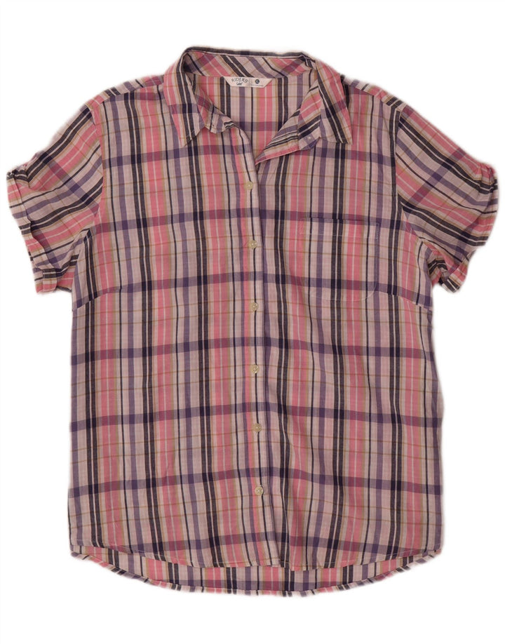 Camicia oversize da donna LEE Riders UK 18 XL a quadri multicolore