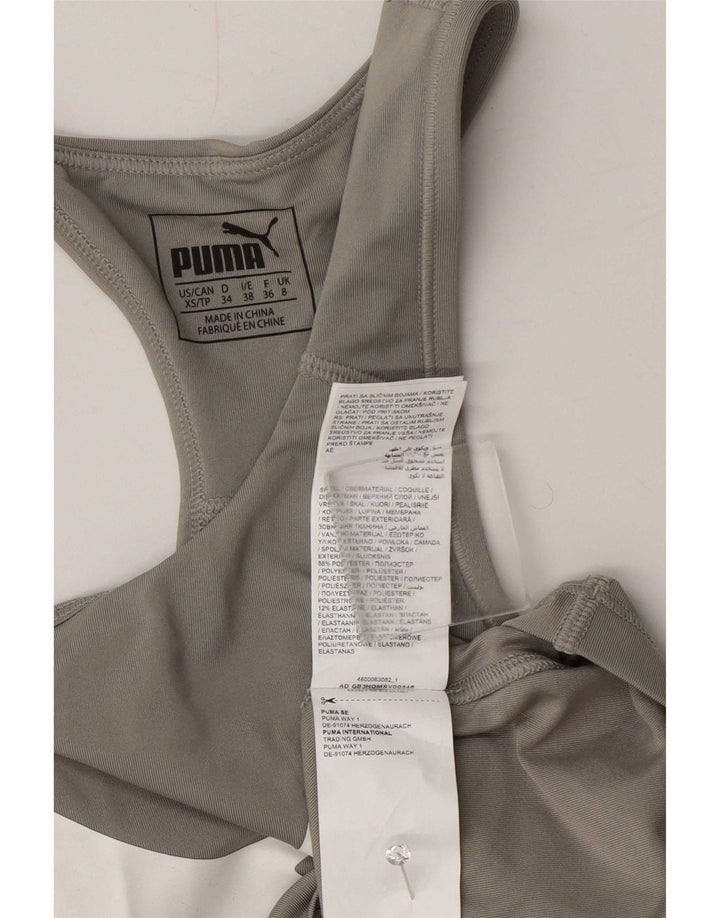 Canottiera grafica da donna Puma UK 8 Small Poliestere grigio