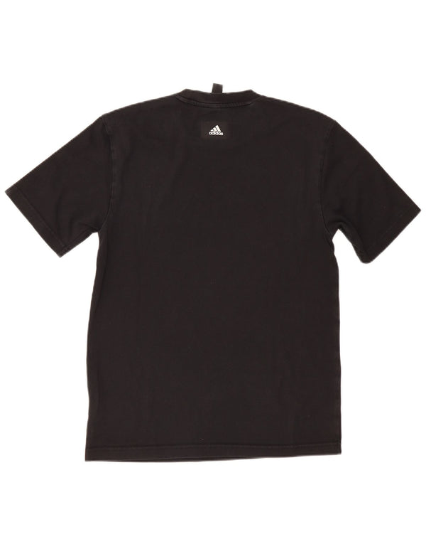 T-shirt grafica da uomo Adidas Top XS in cotone nero
