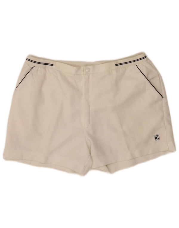 Pantaloncini chino da uomo Campagnolo W32 poliestere bianco medio