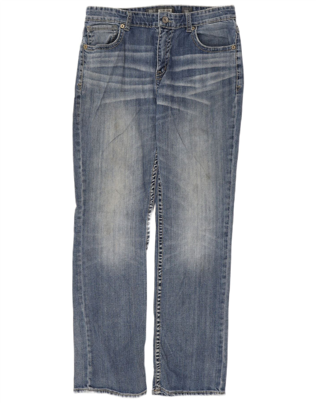 Jeans dritti da uomo BKE Tyler W34 L32 cotone blu