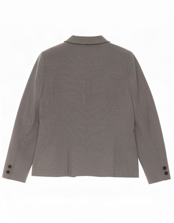 Giacca blazer a 1 bottone da donna Zara EU 42 grande poliestere grigio pied de poule