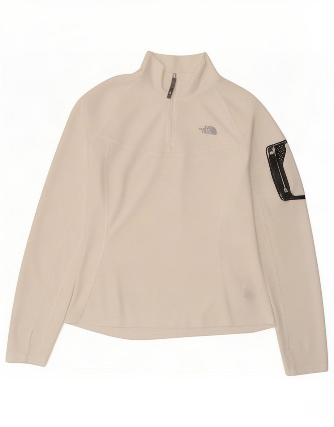 Top da tuta pullover con zip e collo da donna The North Face UK 16 Large Bianco