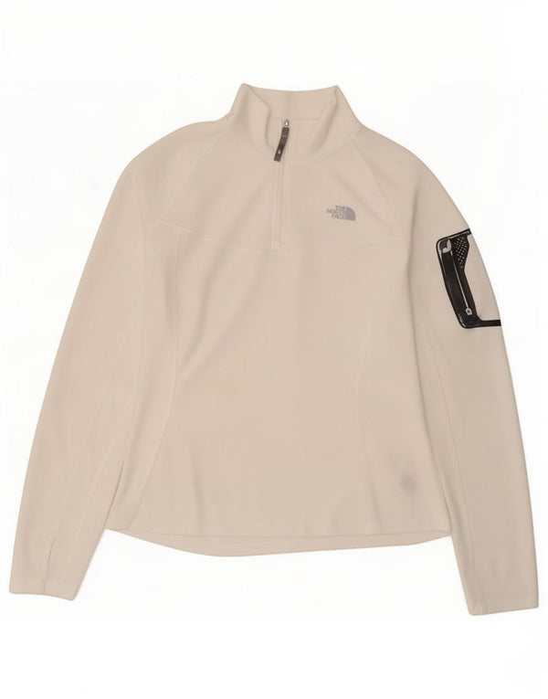 Top da tuta pullover con zip e collo da donna The North Face UK 16 Large Bianco