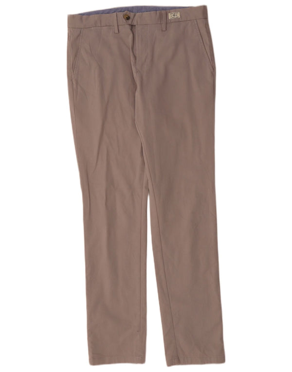 Pantaloni chino slim fit da uomo Tommy Hilfiger W32 L32 in cotone beige