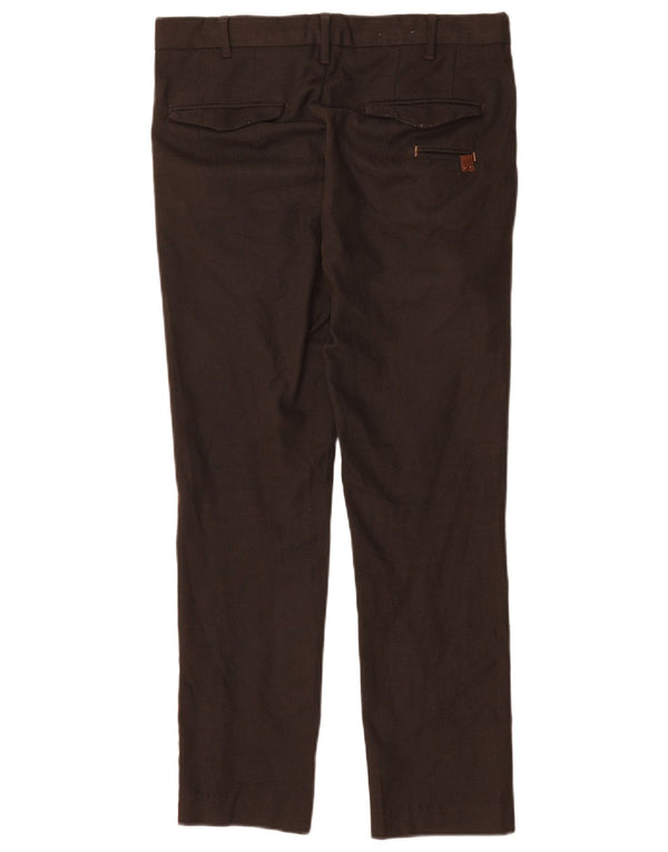 Pantaloni chino slim da uomo Zara EU 38 Small W30 L29 cotone nero