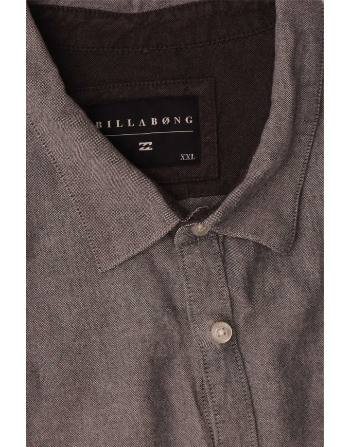 Camicia da uomo Billabong 2XL in cotone grigio