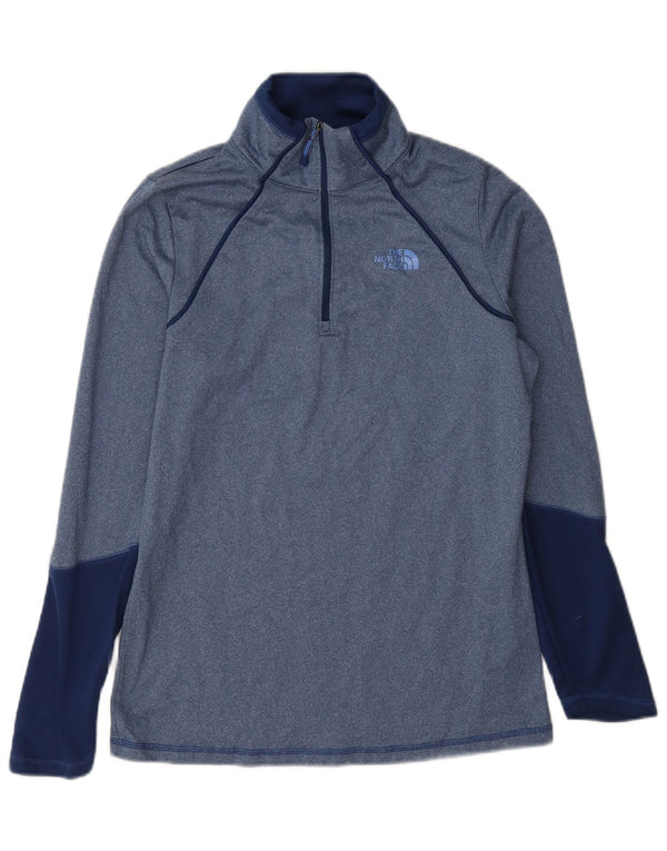 Top da tuta da donna The North Face Pullover UK 12 Colorblock blu medio