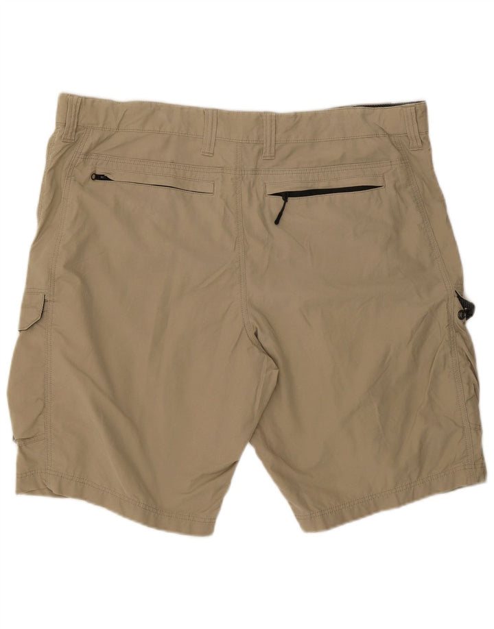 Pantaloncini cargo da uomo Marks & Spencer W40 XL in cotone beige