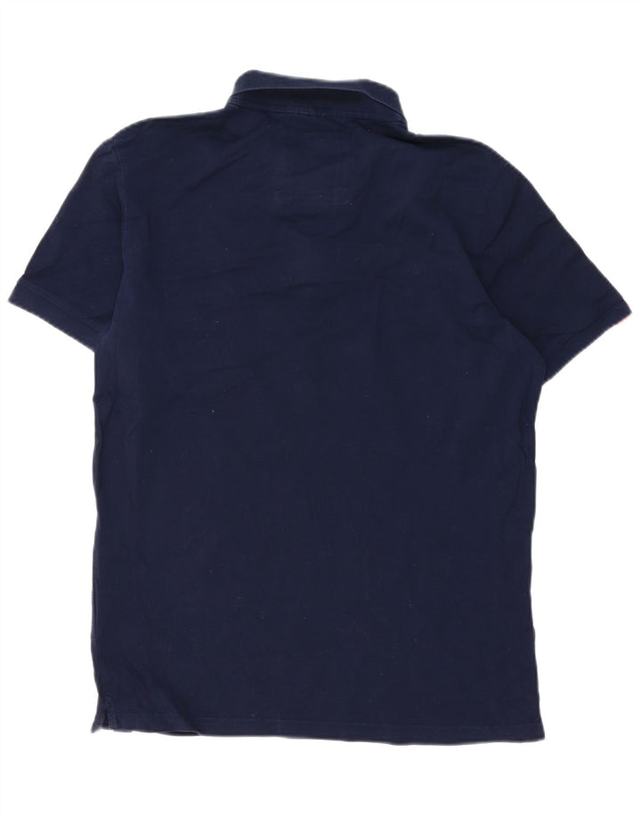Polo da uomo Superdry XL in cotone blu navy
