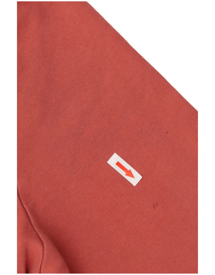 Felpa con cappuccio da uomo Wrangler 2XL in cotone rosso