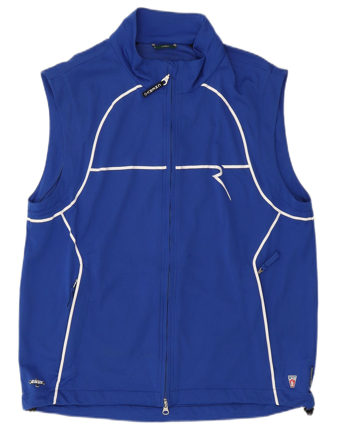 Giacca da ginnastica senza maniche da uomo Chervo IT 52 Large Blu