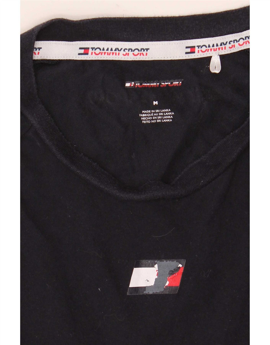 T-shirt da uomo Tommy Hilfiger Top in cotone blu navy medio
