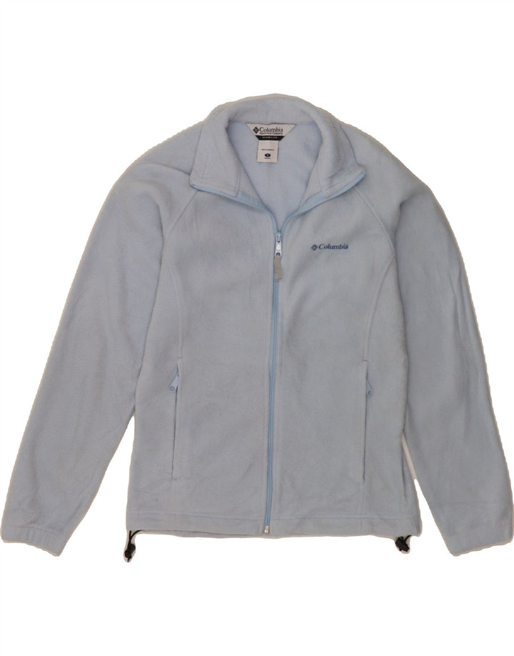 COLUMBIA Womens Fleece Jacket UK 10 Small Blue Polyester Vintage Columbia and Second-Hand Columbia from Messina Hembry 