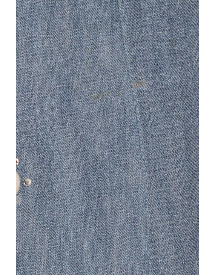 Jeans Bootcut da donna Roccobarocco IT 44 Medio W32 L33 Cotone floreale blu