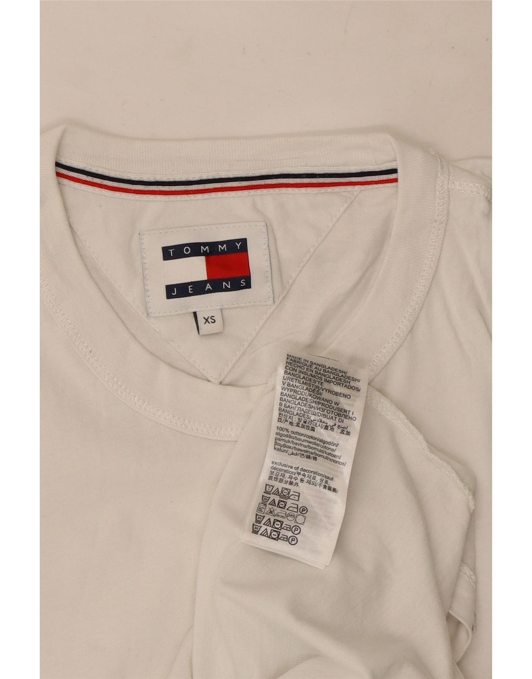 Canotta da uomo Tommy Hilfiger XS in cotone bianco