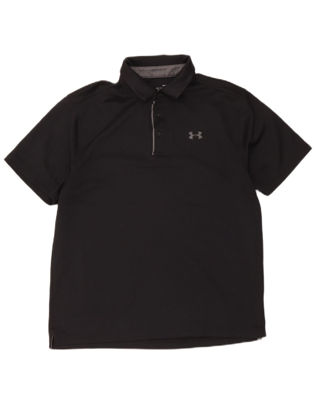 Polo da uomo Under Armour grande nera in poliestere