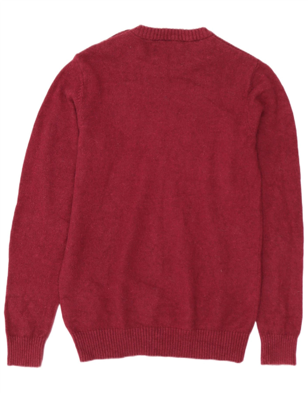 JACK & JONES Maglione maglione girocollo da uomo in cotone bordeaux medio