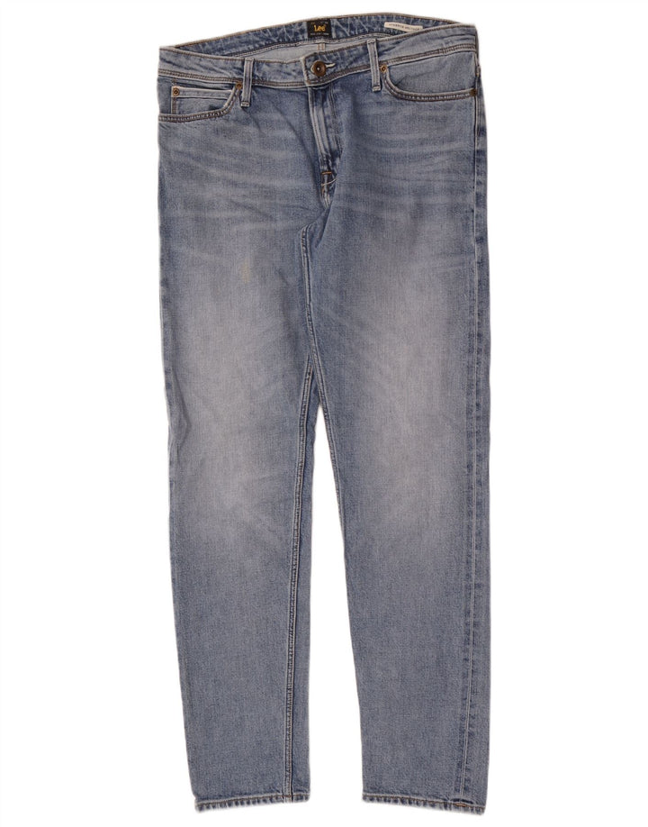 Jeans slim Lee elasticizzati da uomo con cimosa W29 L31 in cotone blu