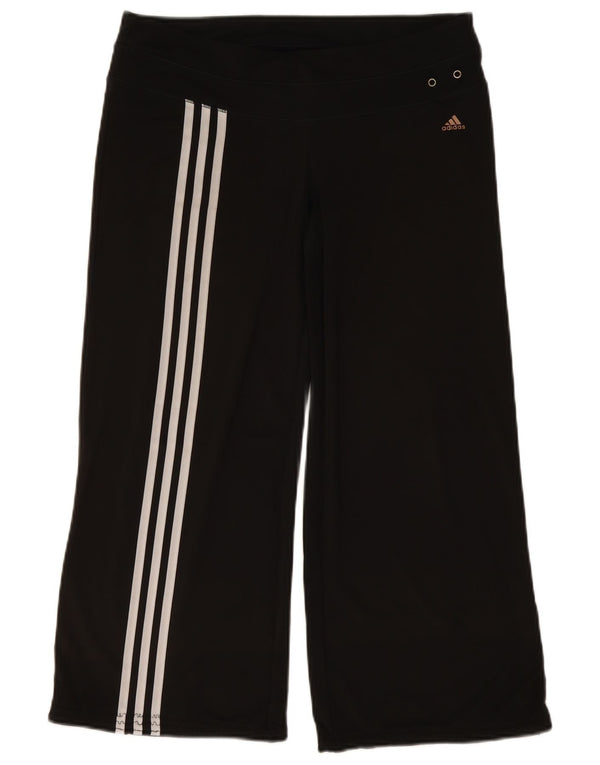 Pantaloni della tuta da donna Adidas Climacool UK 16 Large Nero Poliestere
