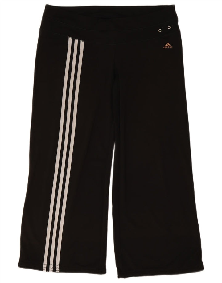 Pantaloni della tuta da donna Adidas Climacool UK 16 Large Nero Poliestere