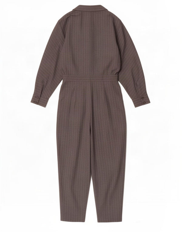 Tuta a maniche lunghe da donna Zara UK 6 XS Gessata grigia