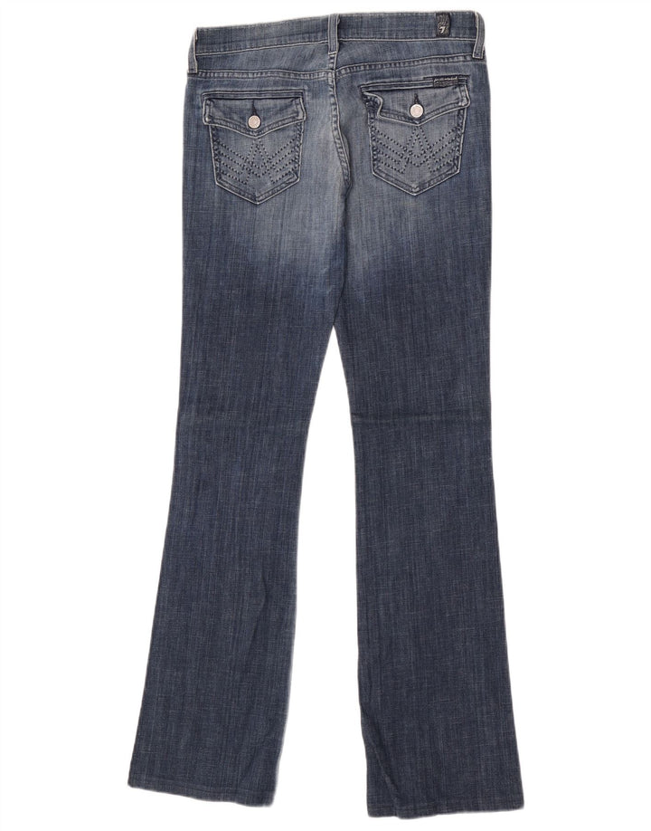 Jeans bootcut da donna 7 For All Mankind W28 L33 cotone blu
