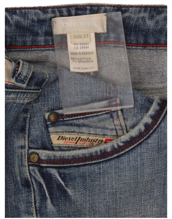 DIESEL Minigonna in denim da donna W27 piccola in cotone blu