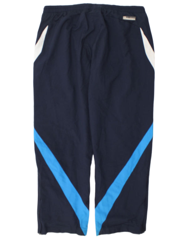 Pantaloni da tuta da uomo Adidas 2XL Poliestere color block blu navy
