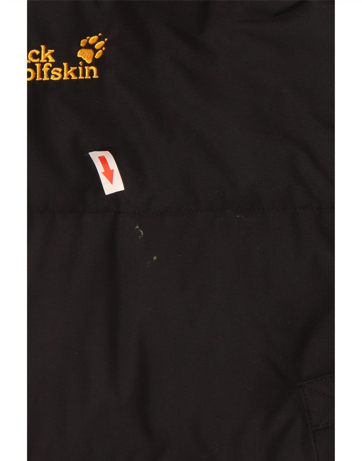 Gilet imbottito da uomo Jack Wolfskin UK 42 XL poliestere nero