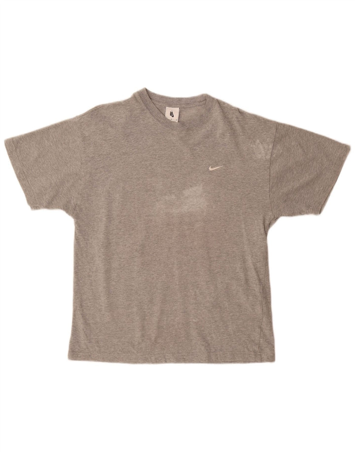 T-shirt da uomo Nike Top in cotone grigio medio