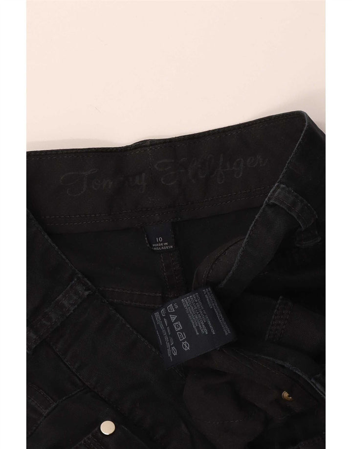 Jeans Bootcut da donna Tommy Hilfiger US 10 Large W32 L31 Cotone nero