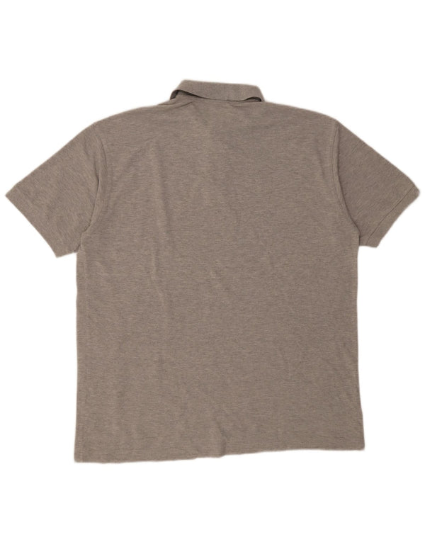 Polo da uomo Think Pink XL in cotone grigio