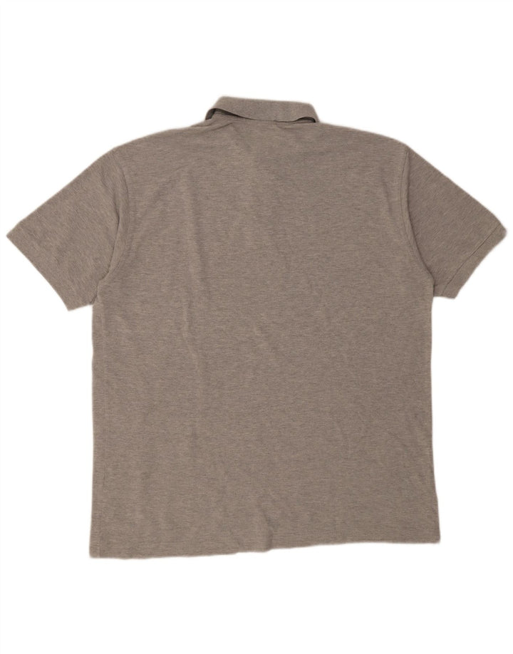 Polo da uomo Think Pink XL in cotone grigio