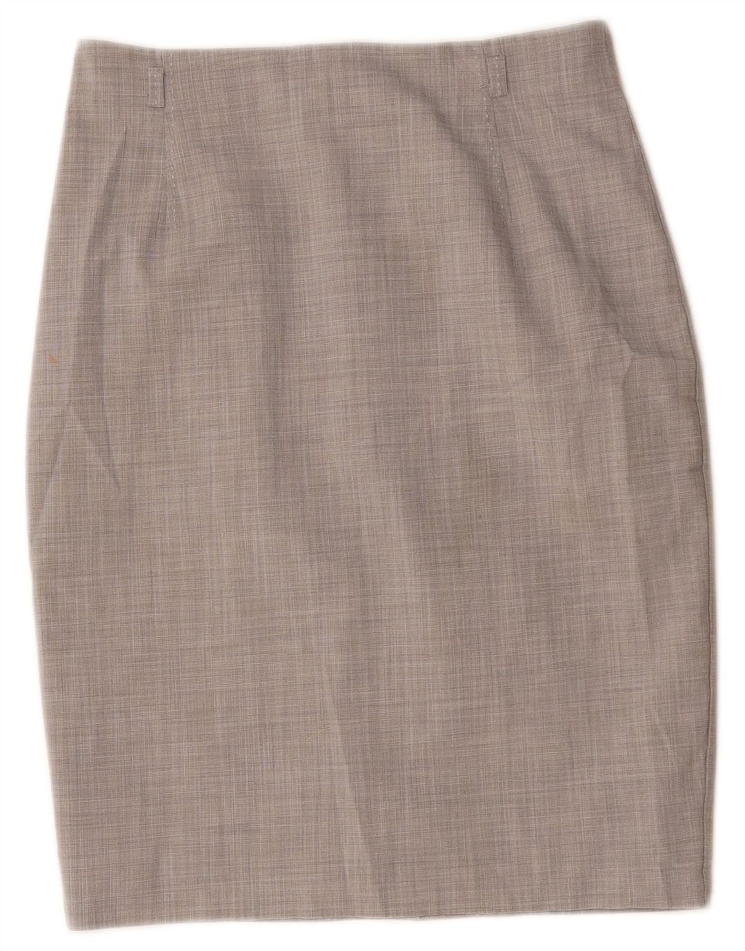 Gonna a tubino da donna Marks & Spencer UK 10 piccola W30 poliestere grigio