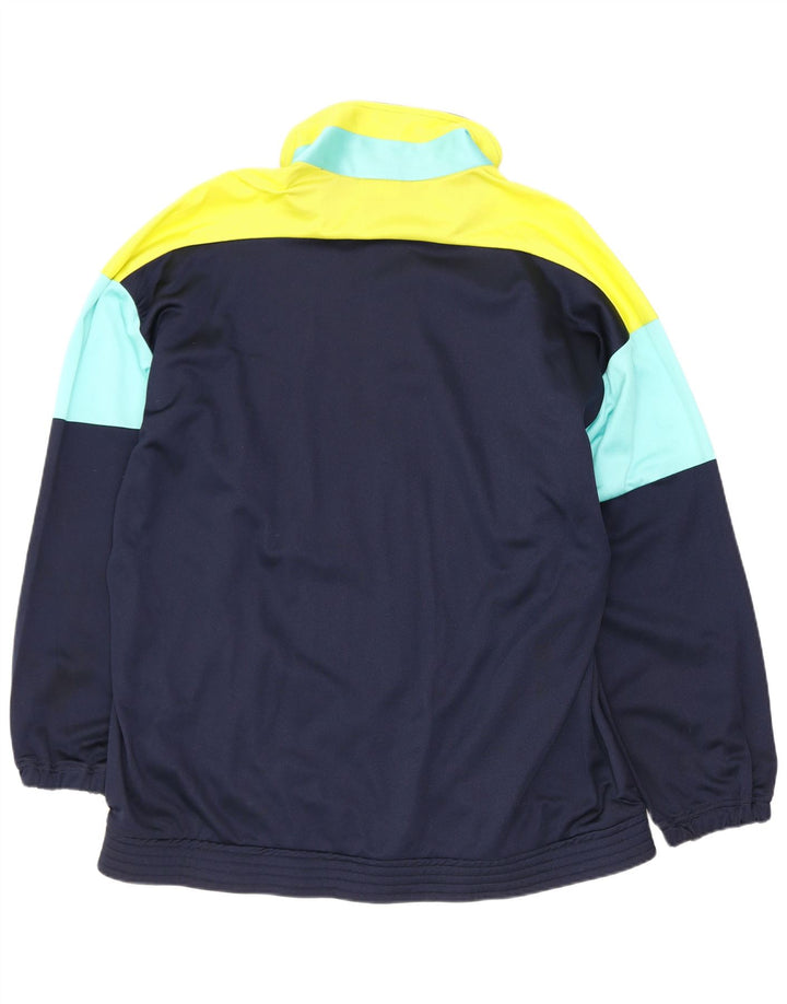 Giacca da tuta da uomo Sergio Tacchini IT 52 Large Blu Navy retrò