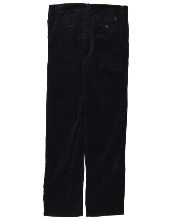 Pantaloni in velluto a coste da ragazzo Polo Ralph Lauren 15-16 anni W30 L30 Blu navy