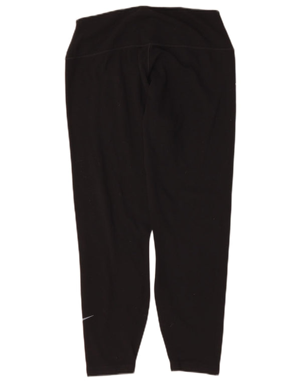 Leggings Nike Dri Fit da donna UK 16 Large Nero Poliestere